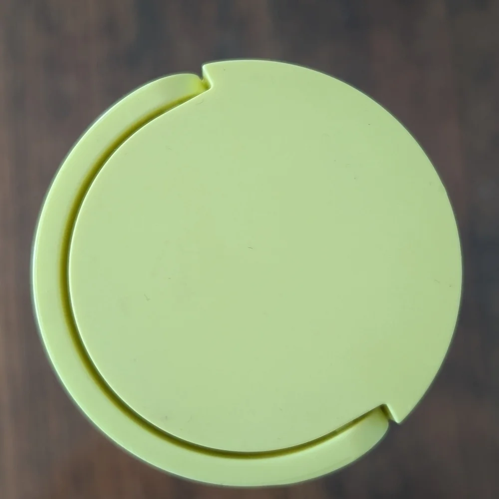 Lululemon Yellow Glass Water Bottle